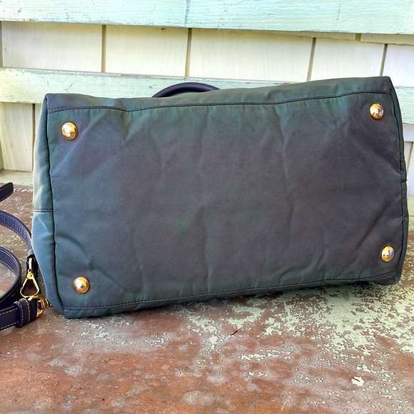 🍉SOLD🍉Prada green tessuto two way tote - Picture 8 of 17